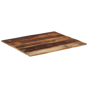 Tischplatte Rechteckig 70x80 cm 15-16 mm Altholz Massiv