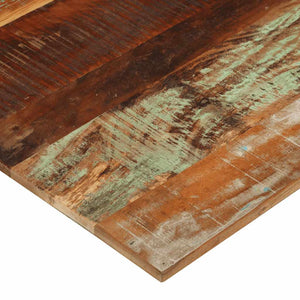 Tischplatte Rechteckig 70x80 cm 15-16 mm Altholz Massiv