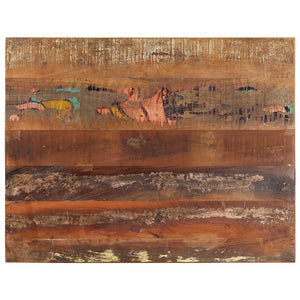 vidaXL Plateau de table rectangulaire 70x90 cm 15-16 mm Bois de récupération massif