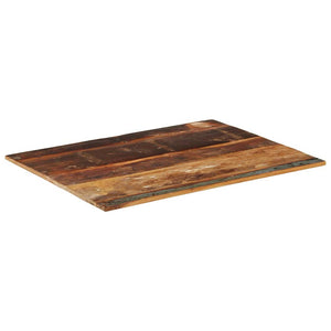 Tischplatte Rechteckig 70x90 cm 15-16 mm Altholz Massiv