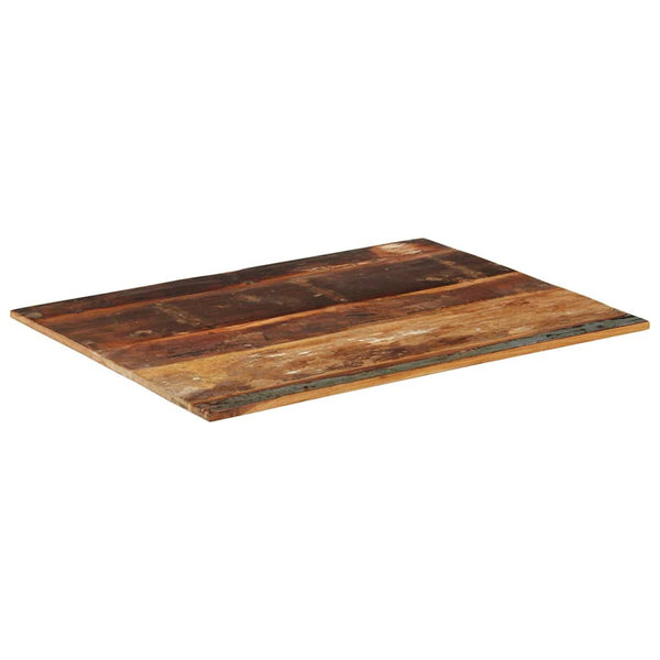 vidaXL Plateau de table rectangulaire 70x90 cm 15-16 mm Bois de récupération massif