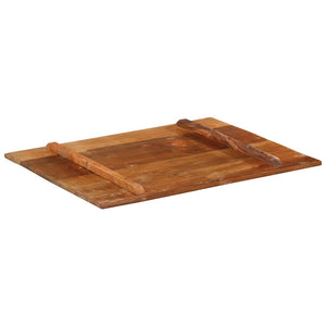 vidaXL Plateau de table rectangulaire 70x90 cm 15-16 mm Bois de récupération massif