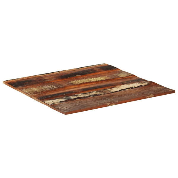 Tischplatte Quadratisch 80x80 cm 15-16 mm Altholz Massiv