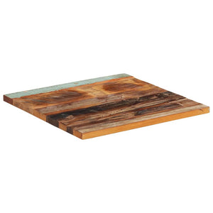 Tischplatte Quadratisch 60x60 cm 25-27 mm Altholz Massiv