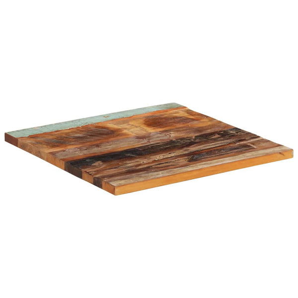 Tischplatte Quadratisch 60x60 cm 25-27 mm Altholz Massiv