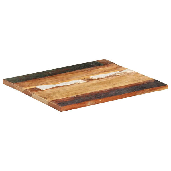 Tischplatte Rechteckig 60x70 cm 25-27 mm Altholz Massiv