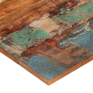 Tischplatte Rechteckig 60x70 cm 25-27 mm Altholz Massiv