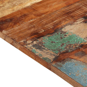 Tischplatte Rechteckig 60x70 cm 25-27 mm Altholz Massiv