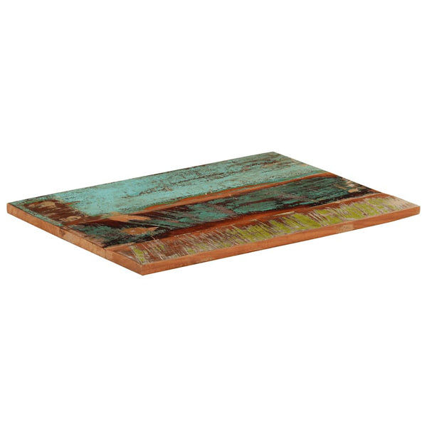 Tischplatte Rechteckig 60x80 cm 25-27 mm Altholz Massiv