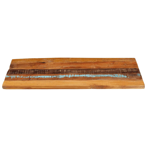 Tischplatte Rechteckig 60x100 cm 25-27 mm Altholz Massiv