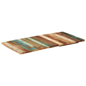 Tischplatte Rechteckig 60x120 cm 25-27 mm Altholz Massiv