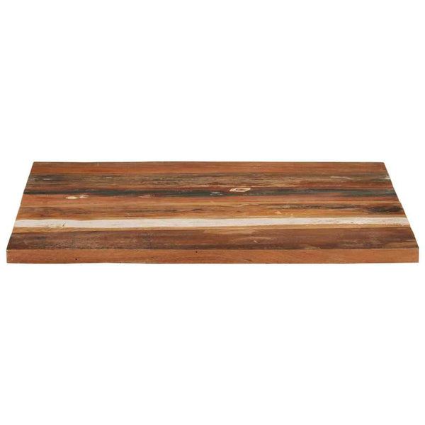 Tischplatte Quadratisch 70x70 cm 25-27 mm Altholz Massiv