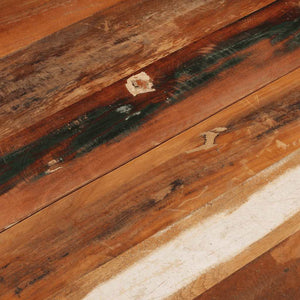 Tischplatte Quadratisch 70x70 cm 25-27 mm Altholz Massiv