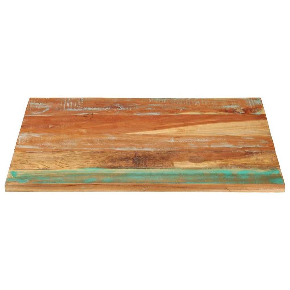 Tischplatte Rechteckig 70x80 cm 25-27 mm Altholz Massiv