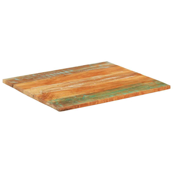 Tischplatte Rechteckig 70x80 cm 25-27 mm Altholz Massiv