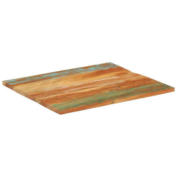 Tischplatte Rechteckig 70x80 cm 25-27 mm Altholz Massiv