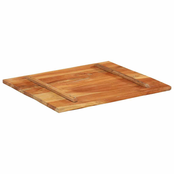 Tischplatte Rechteckig 70x80 cm 25-27 mm Altholz Massiv