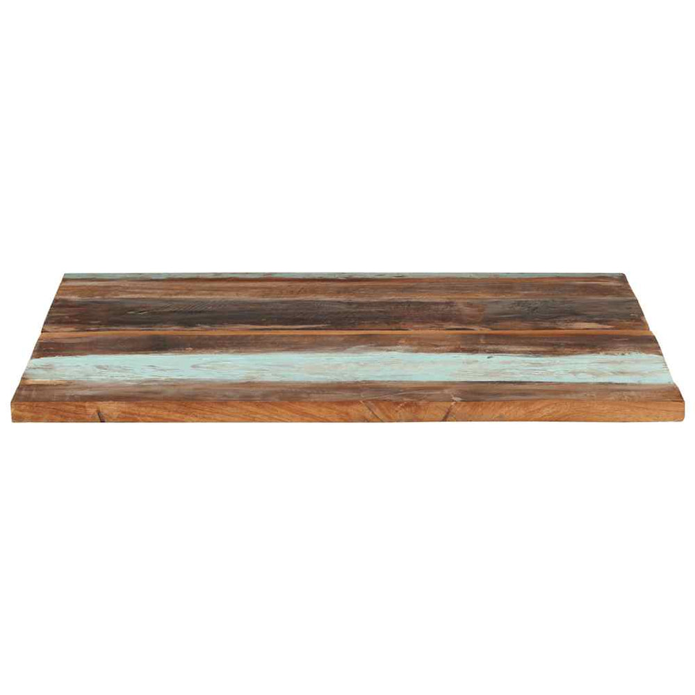 Tischplatte Quadratisch 80x80 cm 25-27 mm Altholz Massiv