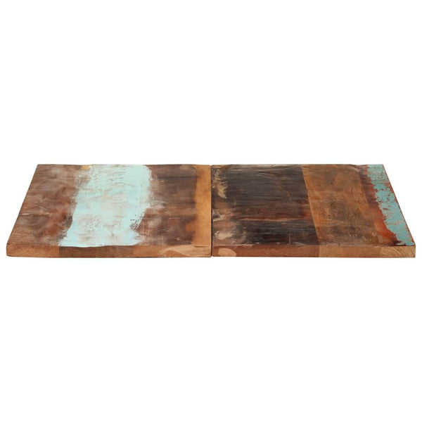 Tischplatte Quadratisch 80x80 cm 25-27 mm Altholz Massiv