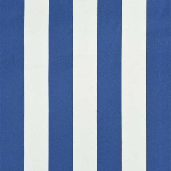 Einziehbare Markise 100×150 cm Blau und Weiß