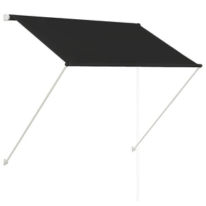 Einziehbare Markise 100×150 cm Anthrazit