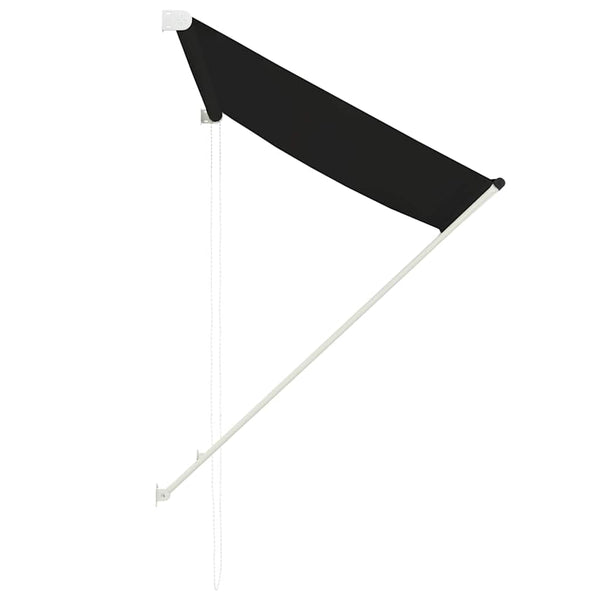 Einziehbare Markise 100×150 cm Anthrazit