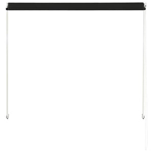 Einziehbare Markise 100×150 cm Anthrazit