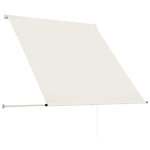 Einziehbare Markise 100×150 cm Creme