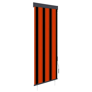 Außenrollo 60 x 250 cm Orange und Braun