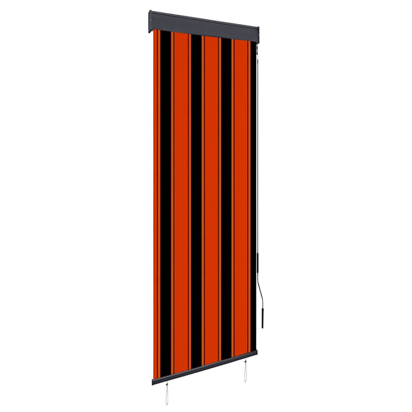 Außenrollo 60 x 250 cm Orange und Braun