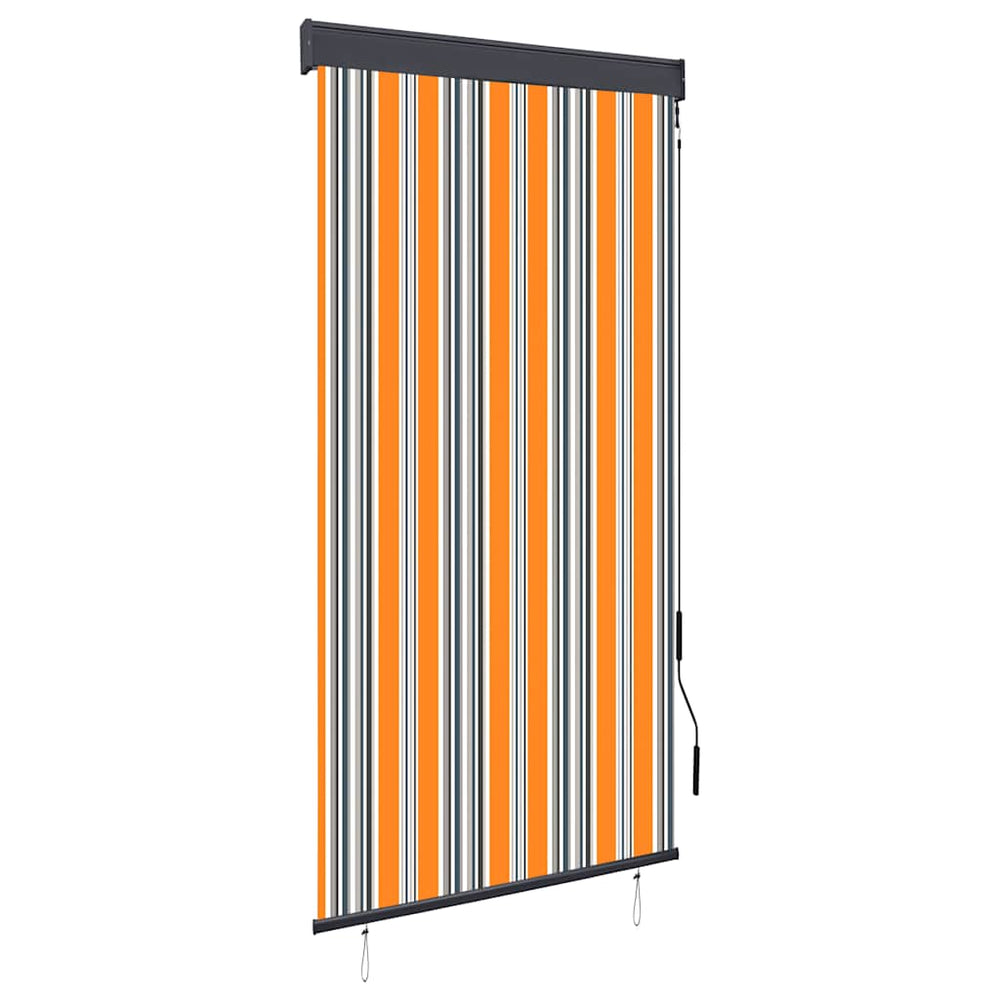 vidaXL Store extérieur 80 x 250 cm jaune et bleu