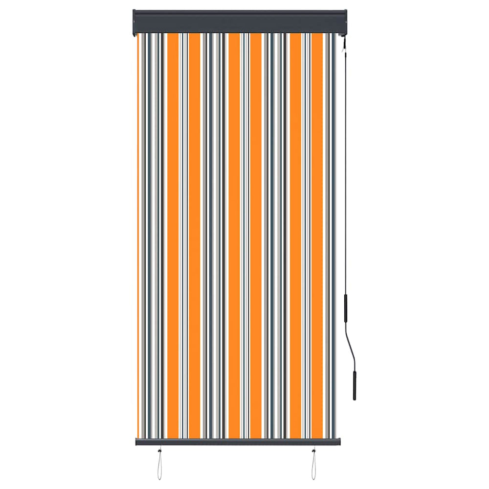 vidaXL Store extérieur 80 x 250 cm jaune et bleu