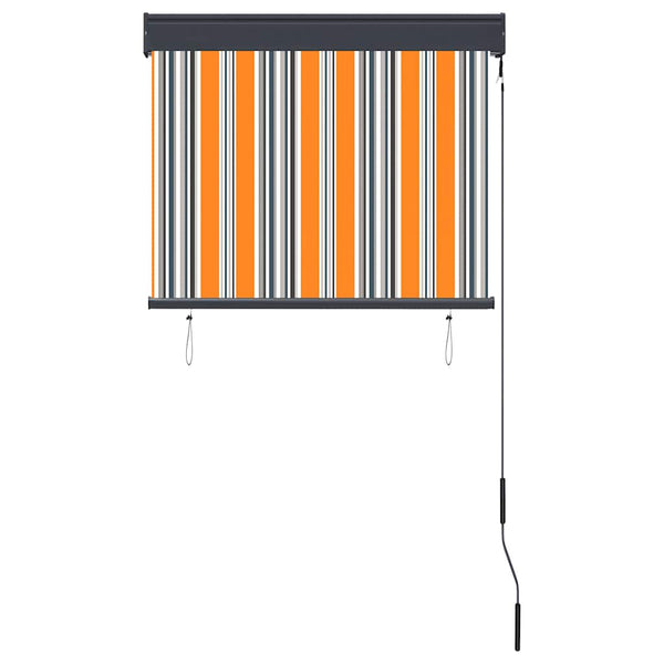 Außenrollo 80 x 250 cm Gelb und Blau