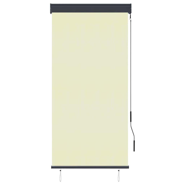 Außenrollo 80 x 250 cm Cremeweiß