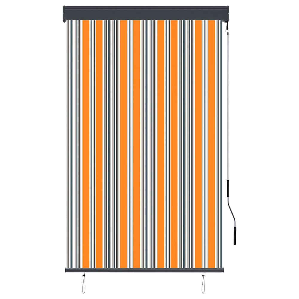 vidaXL Store d'extérieur 100 x 250 cm Jaune et bleu