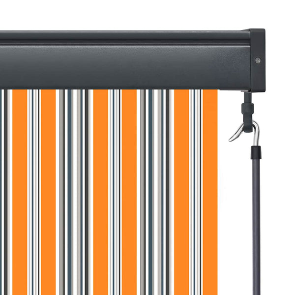 Außenrollo 100 x 250 cm Gelb und Blau