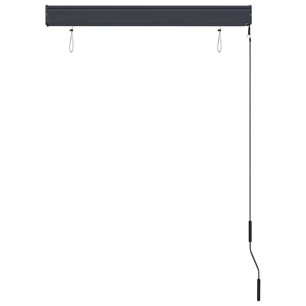 Außenrollo 100 x 250 cm Weiß und Orange