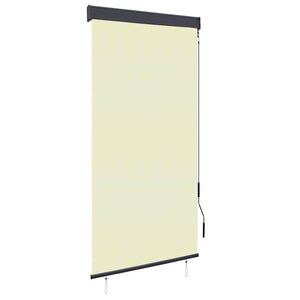 Außenrollo 100 x 250 cm Cremeweiß