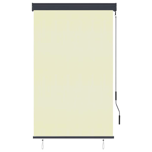 Außenrollo 100 x 250 cm Cremeweiß