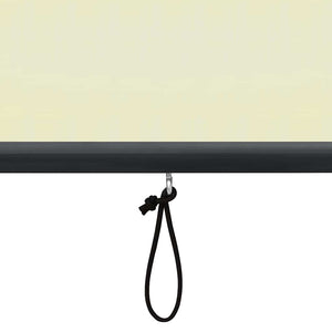 Außenrollo 100 x 250 cm Cremeweiß