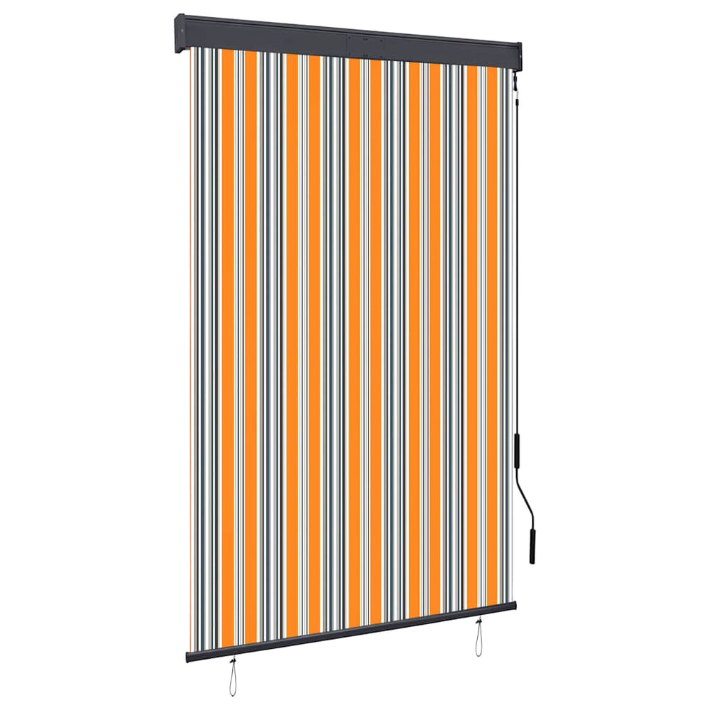vidaXL Store extérieur 120 x 250 cm Jaune et bleu