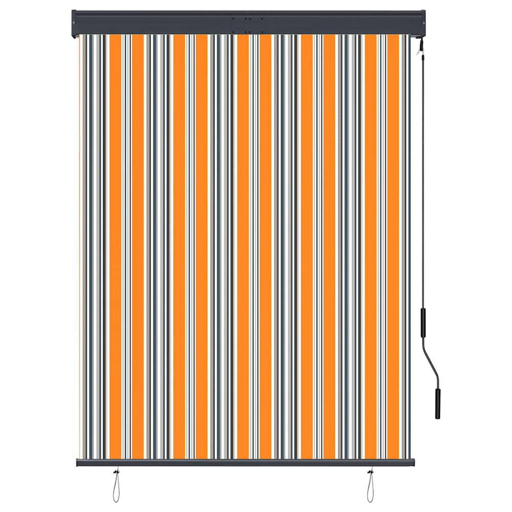 vidaXL Store extérieur 120 x 250 cm Jaune et bleu