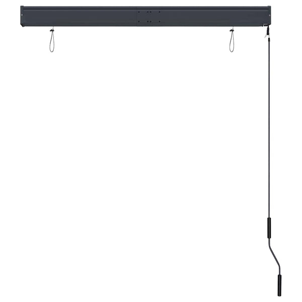 Außenrollo 120 x 250 cm Gelb und Blau