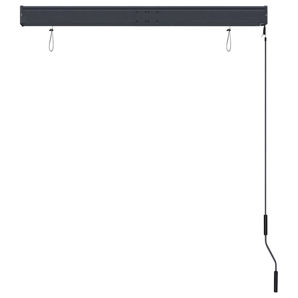 Außenrollo 120 x 250 cm Cremeweiß