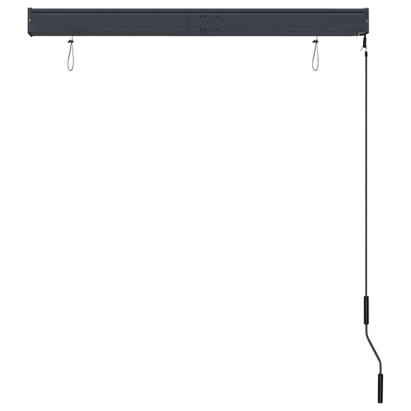 Außenrollo 120 x 250 cm Orange und Braun