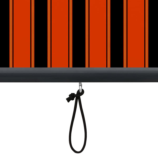Außenrollo 120 x 250 cm Orange und Braun