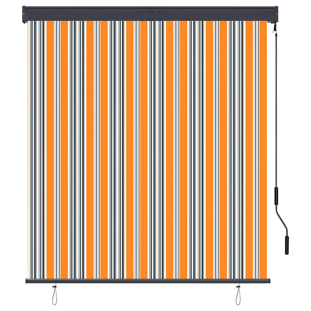 vidaXL Store d'extérieur 140x250 cm Jaune et Bleu