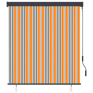 Außenrollo 140x250 cm Gelb und Blau
