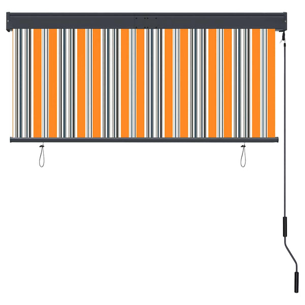 Außenrollo 140x250 cm Gelb und Blau