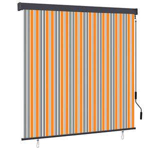 Außenrollo 160x250 cm Gelb und Blau